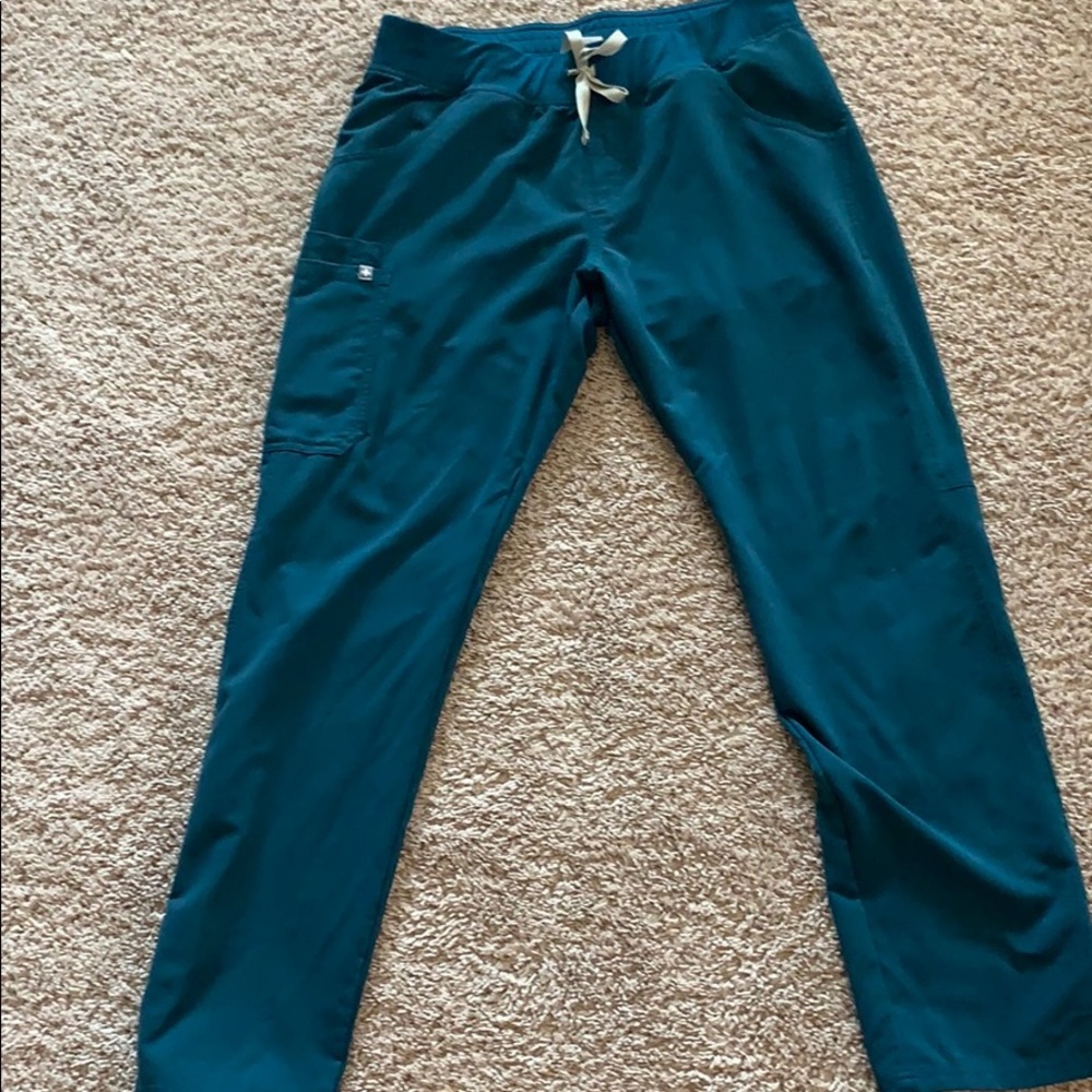 Figs Caribbean blue scrub bottoms